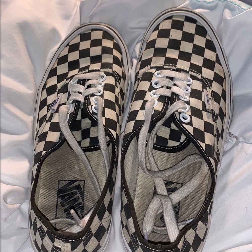checkered vans